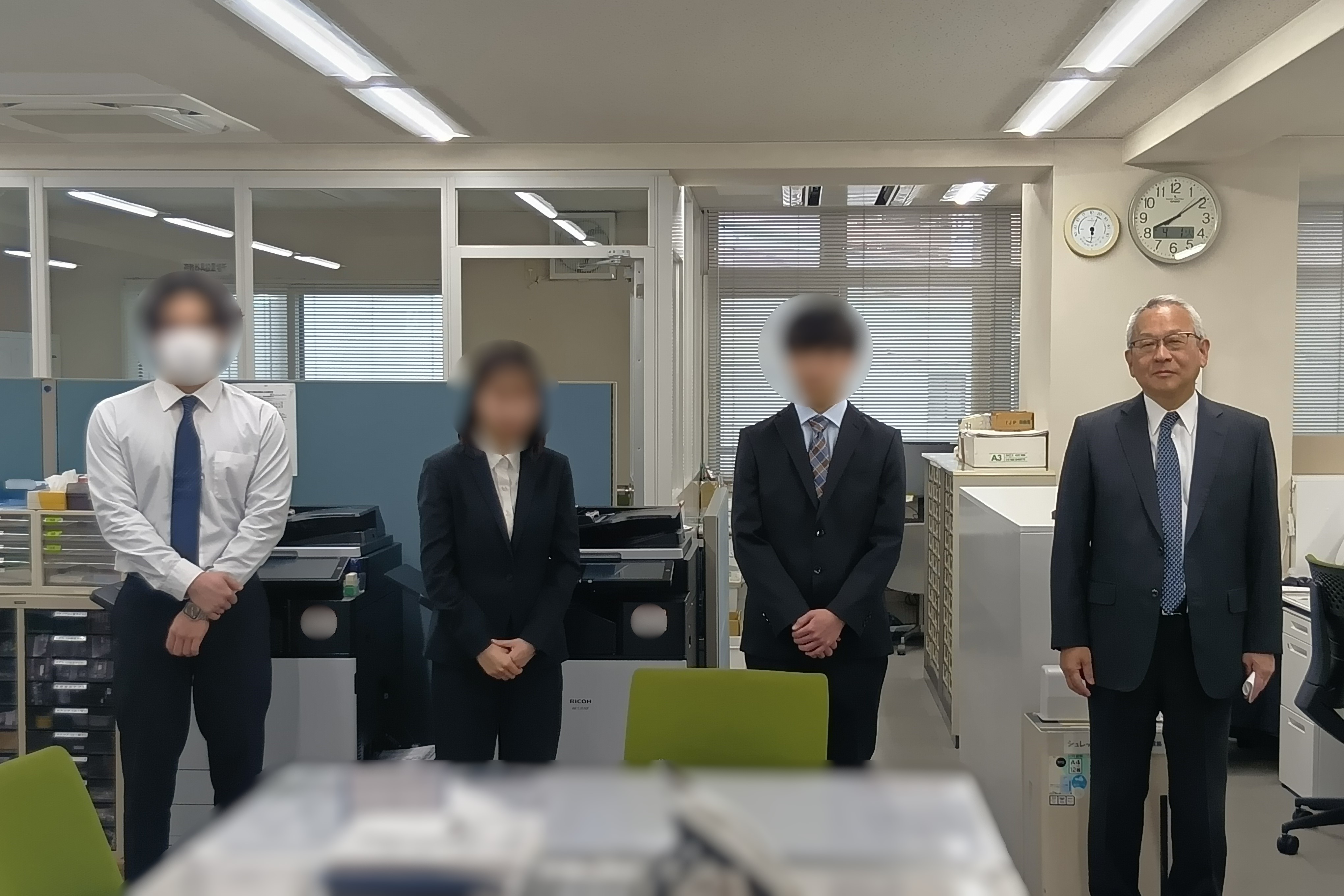 新入社員が入社しました